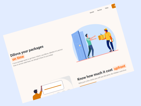 Dilivva Delivery Website